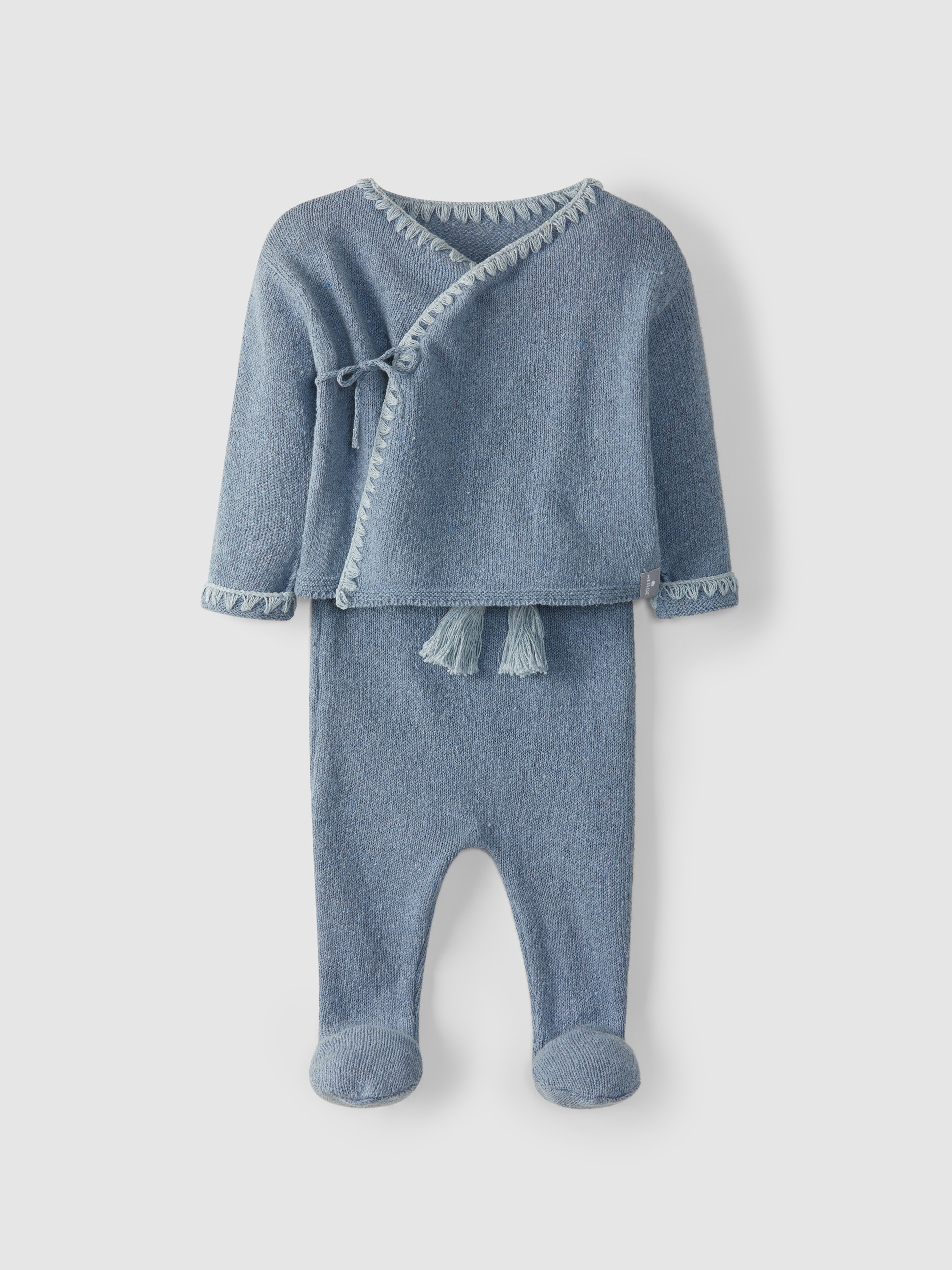 Kit jersey y polaina de punto.