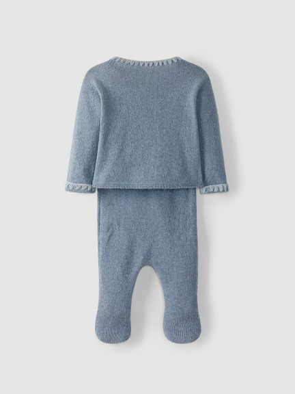 Knitted jumper and pants set Knitted jumper and pants set