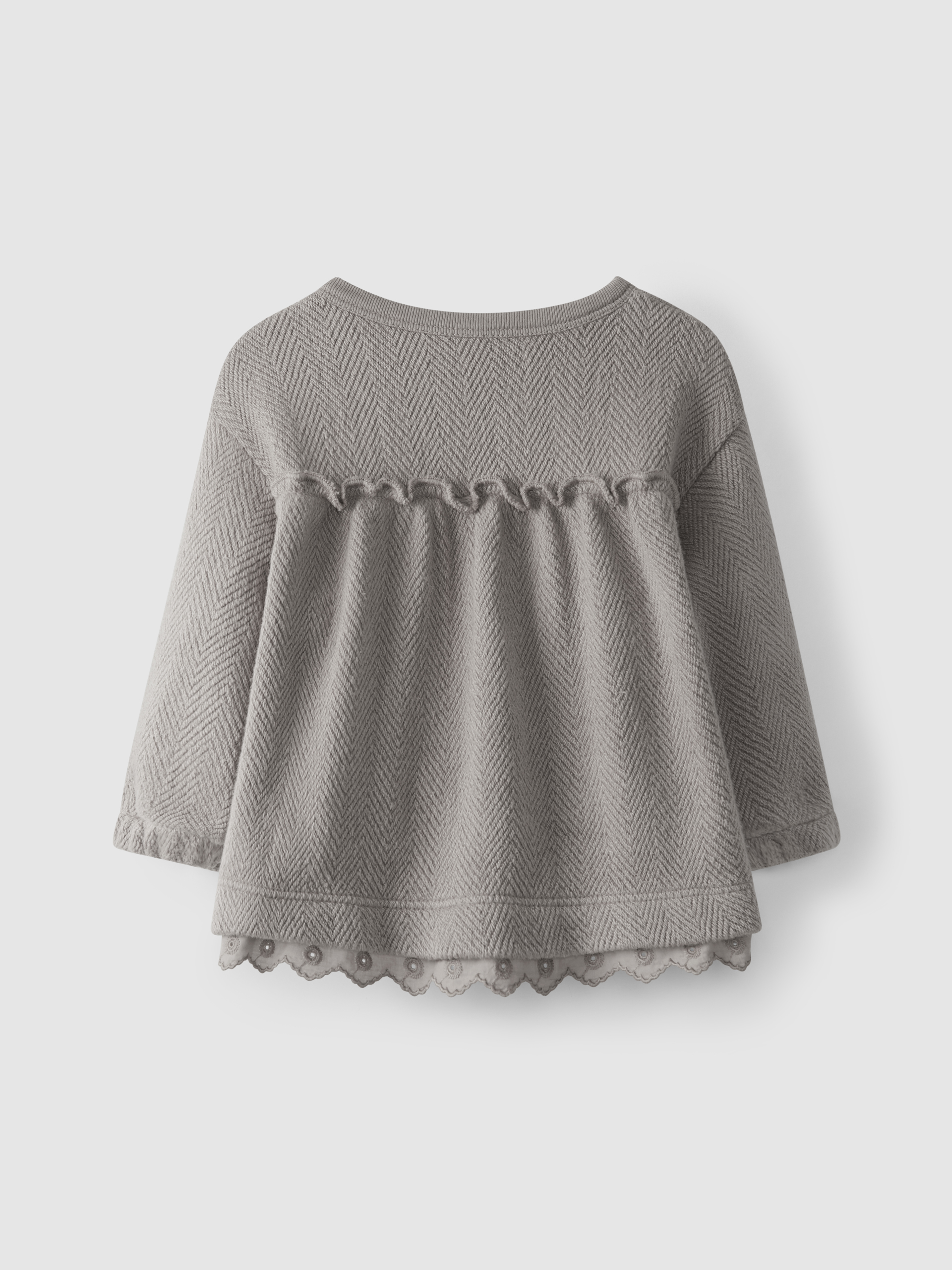 Organic cotton embroidered dress