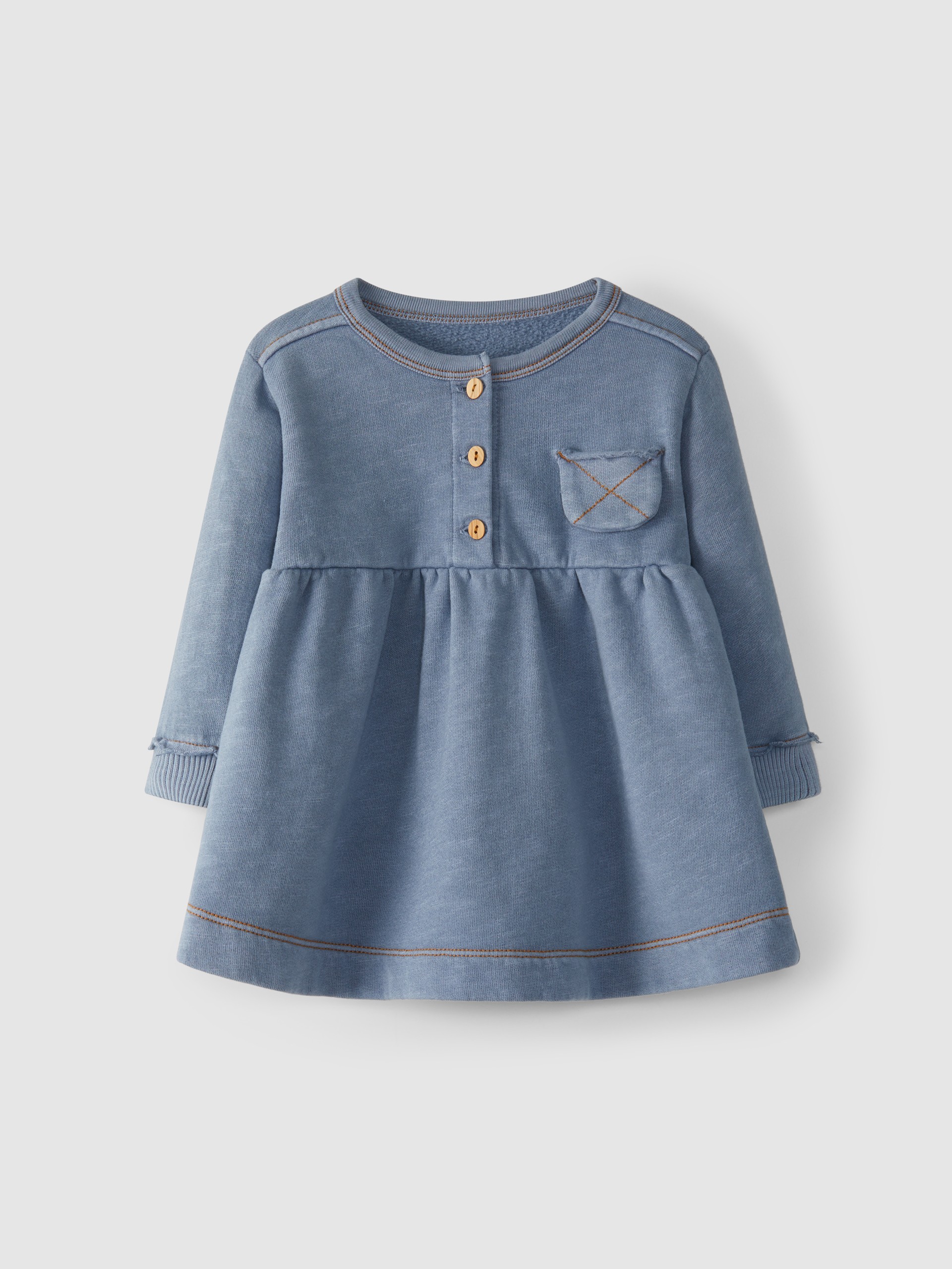 Plain dress with pocket