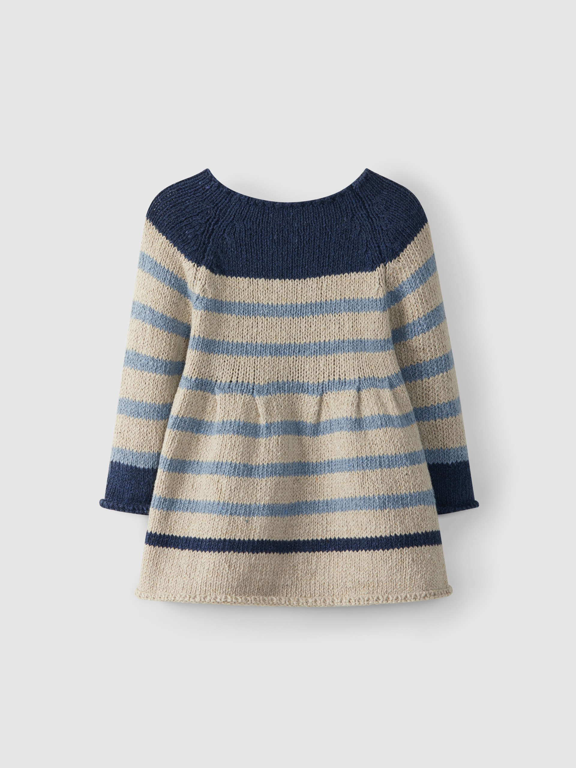 Striped knitted dress