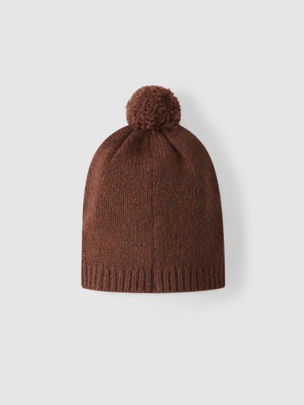 Gorro tricotado com pom-pom Gorro tricotado com pom-pom