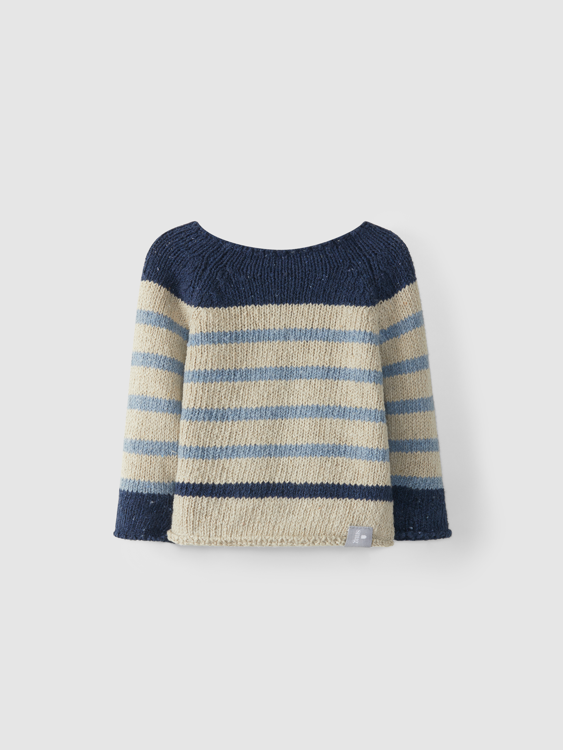 Striped knitted jumper