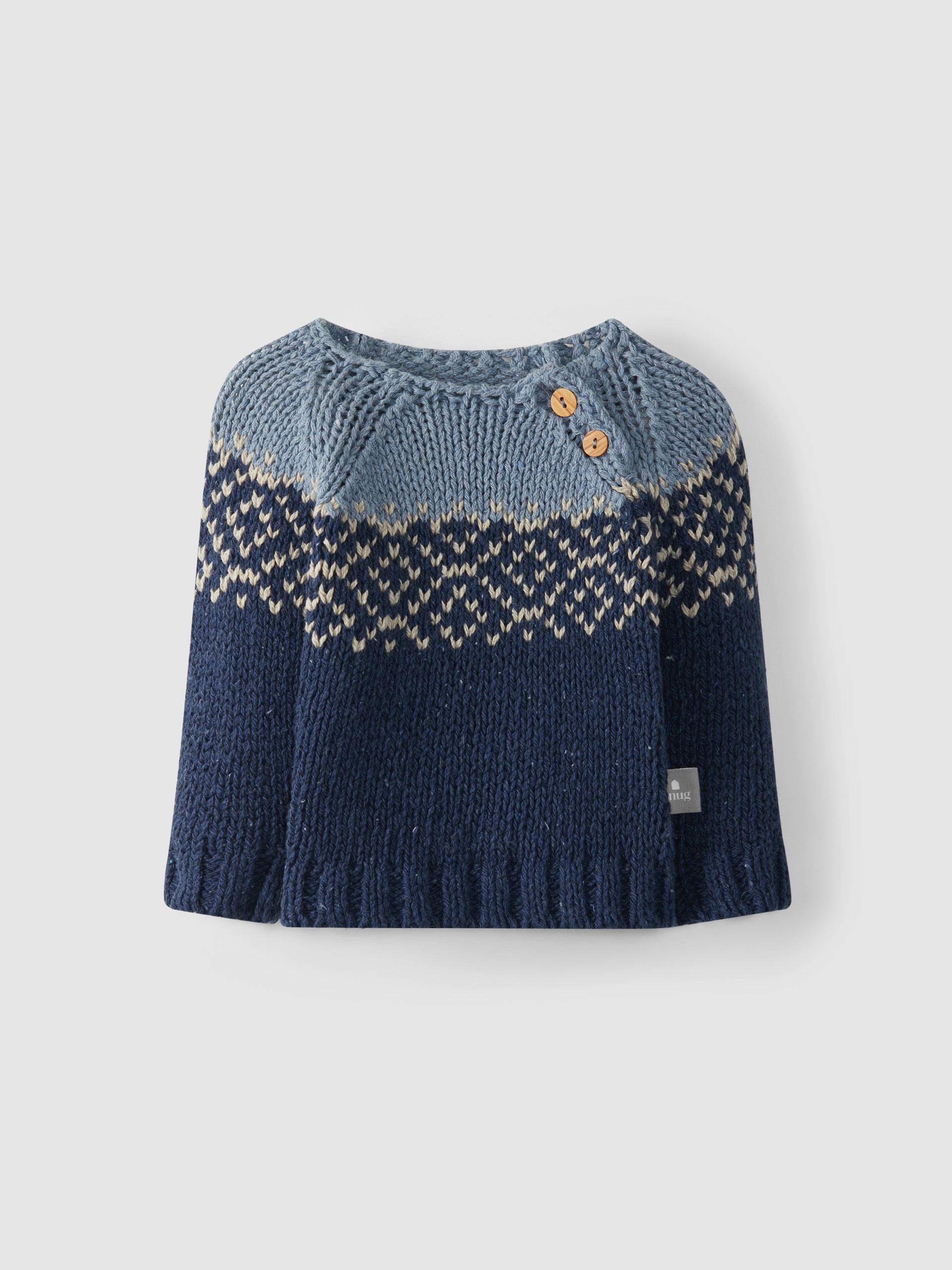 Jacquard-knit jumper