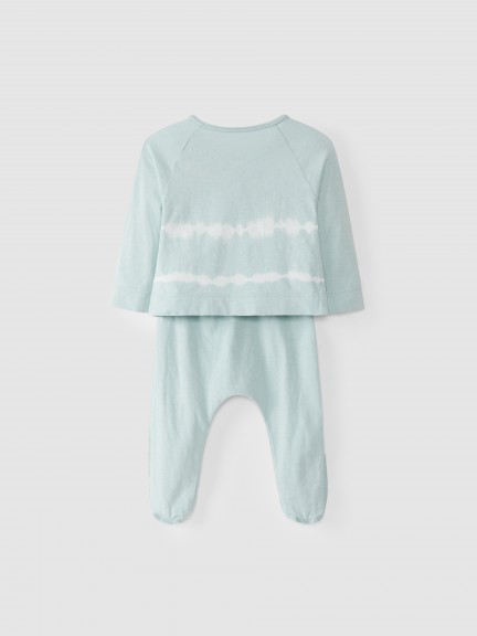Two-piece tie-dyed set Two-piece tie-dyed set