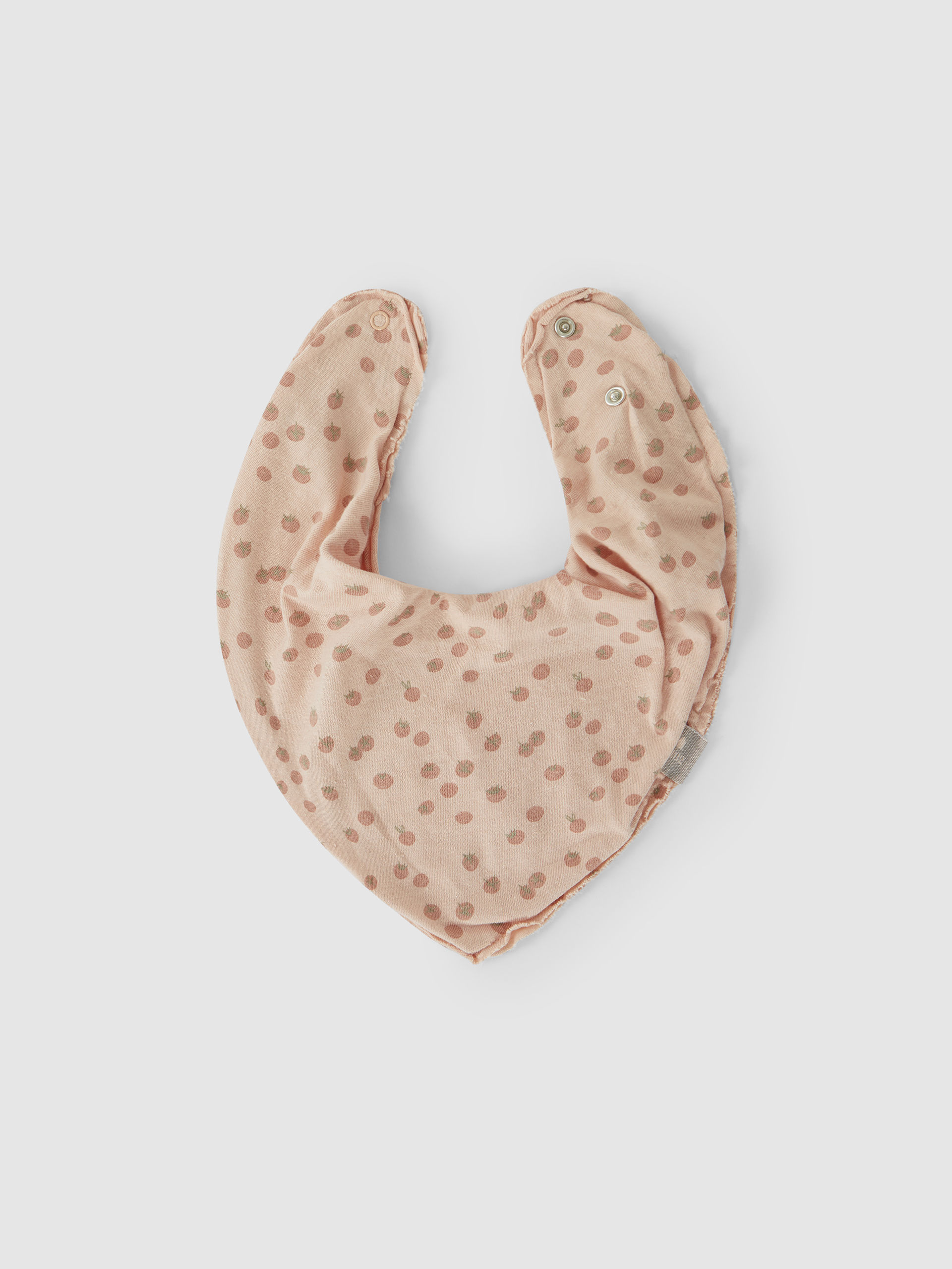 Swaddle set with tomato print bag and bib