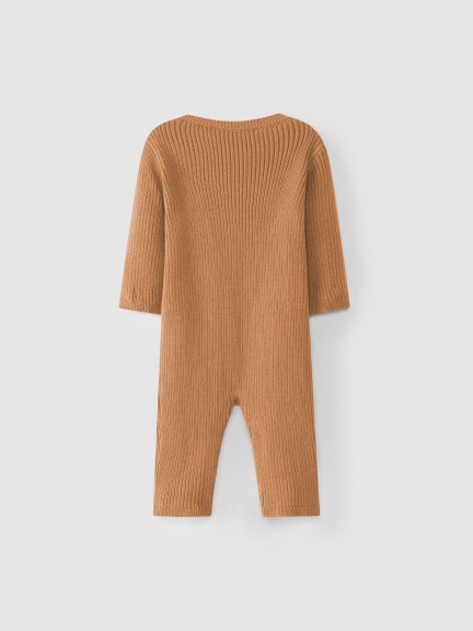 Knitted organic cotton romper Knitted organic cotton romper