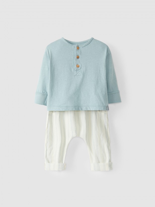 Kit de camisola e calas
