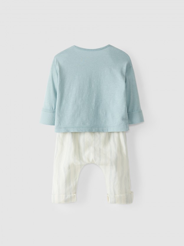 Kit de camisola e calas
