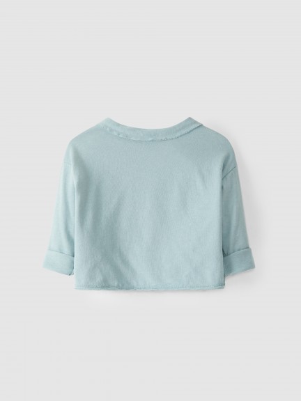 Cotton jacket with collar Cotton jacket with collar