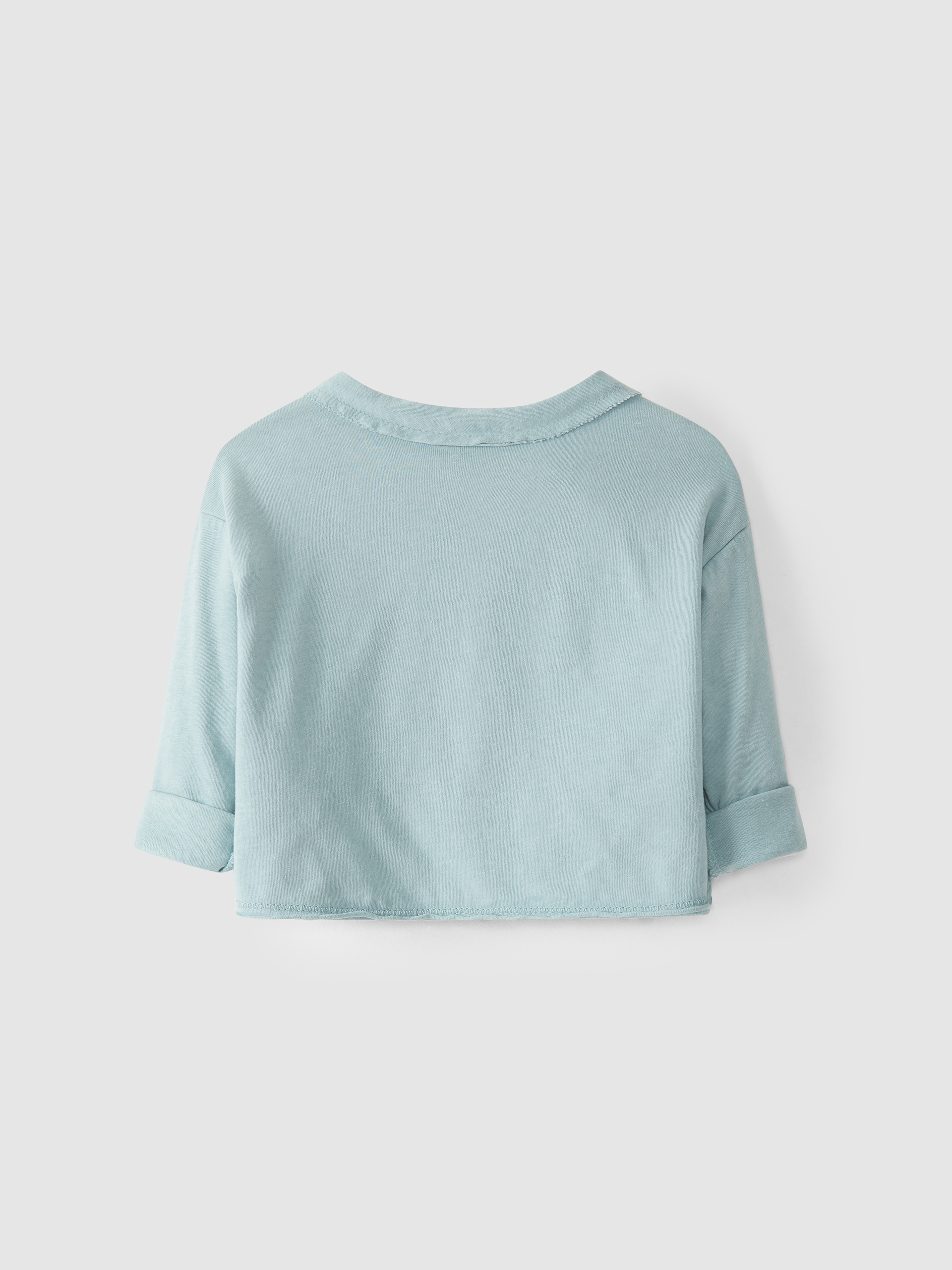 Cotton jacket with collar