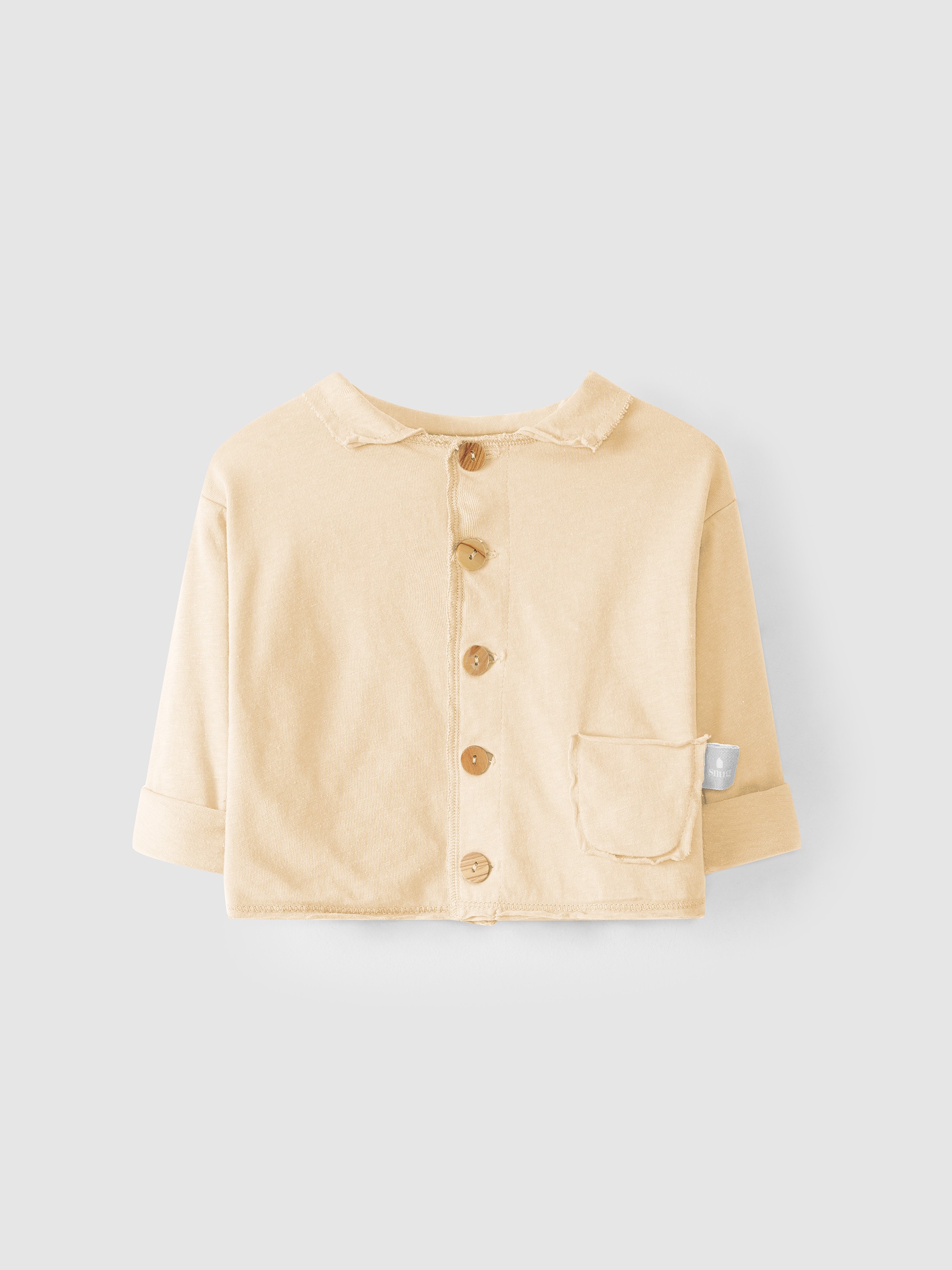 Cotton jacket with collar