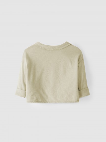 Cotton jacket with collar Cotton jacket with collar