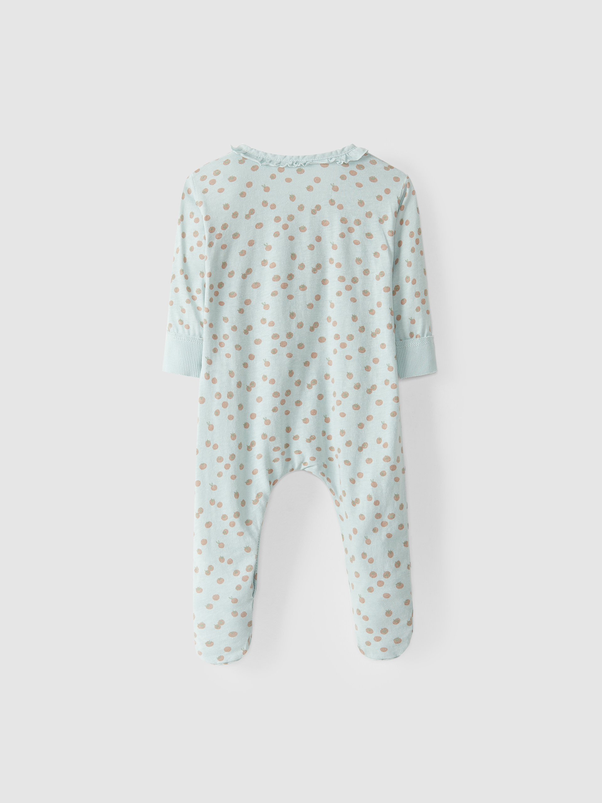 Crossover babygrow tomato print