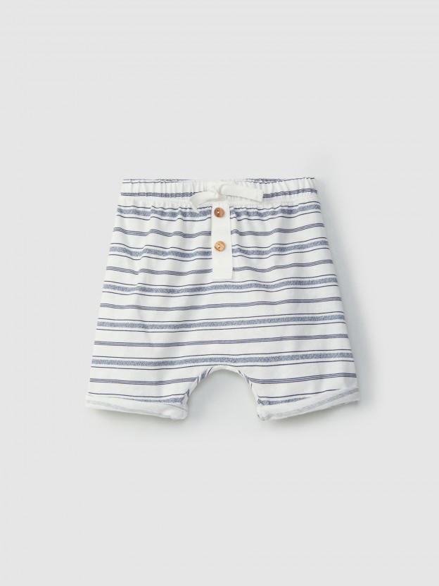 Set striped shorts and t-shirt
