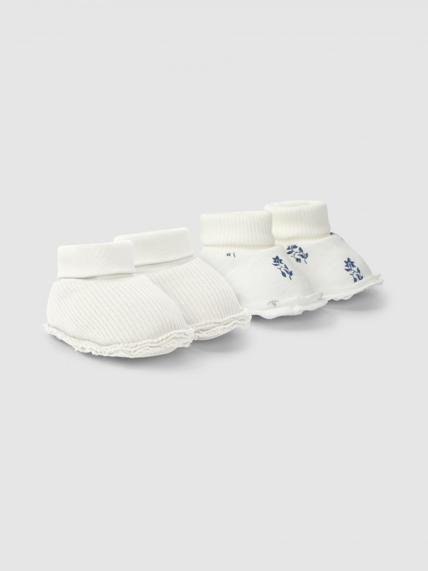 Kit sapatos algodo orgnico