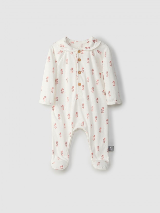 Babygrow com gola peter-pan
