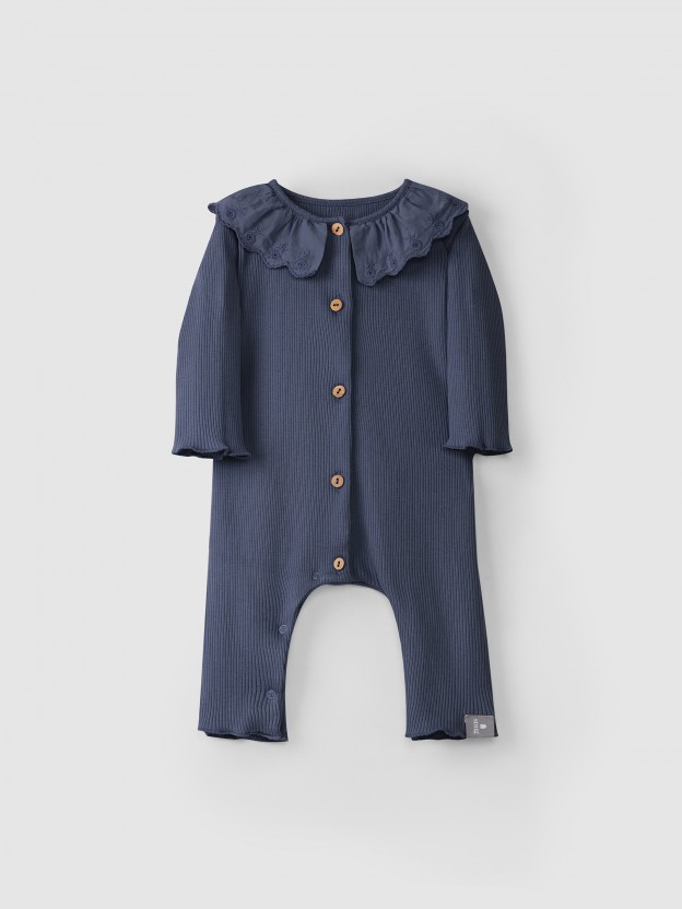 Babygrow algodo orgnico ajour e gola f