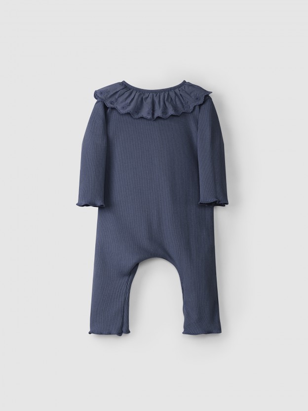 Babygrow algodo orgnico ajour e gola f