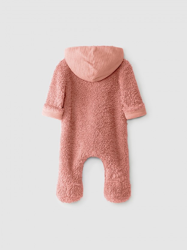 Babygrow in organic cotton fur