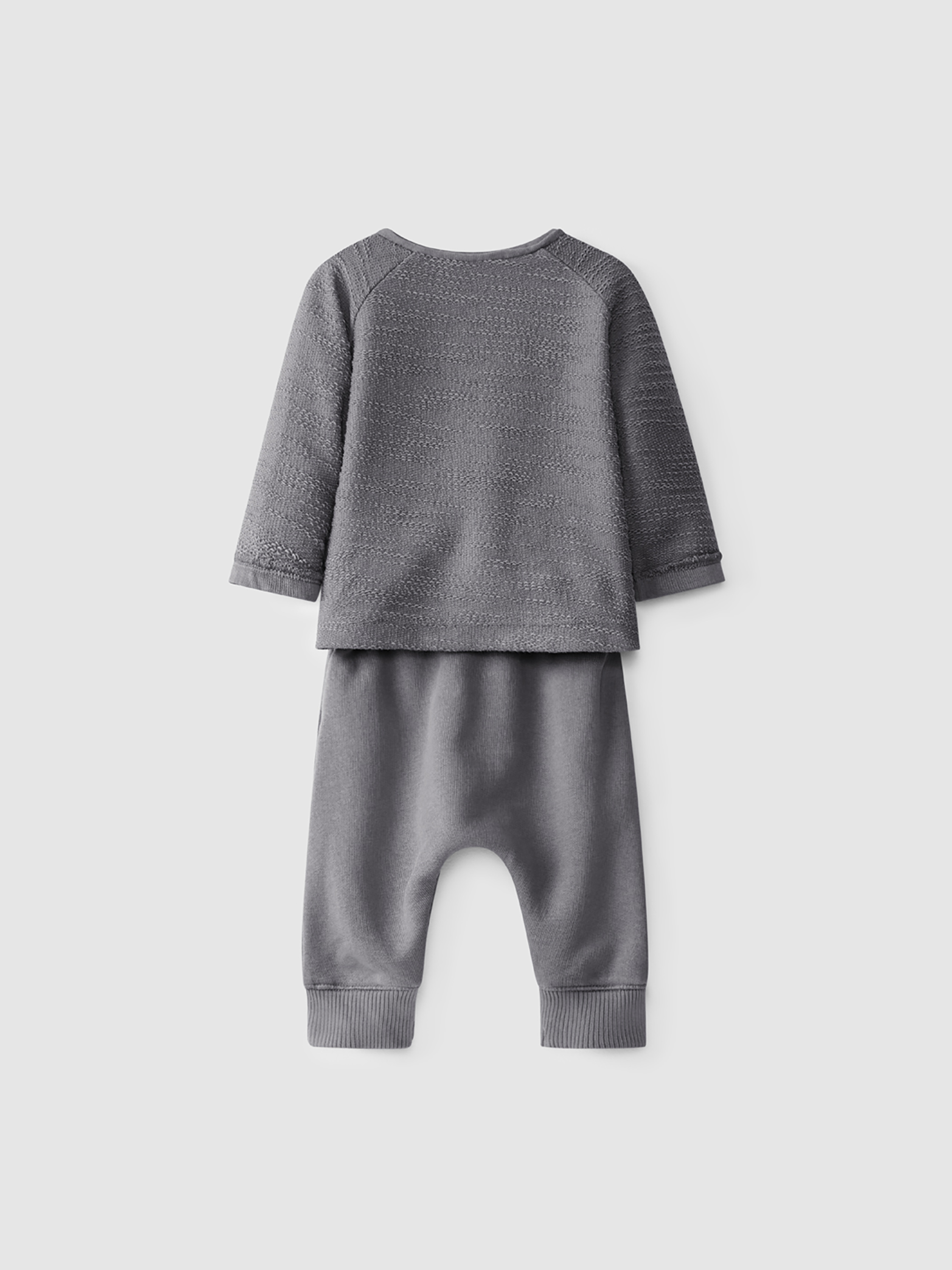 Textured fleece sweat + pants kit