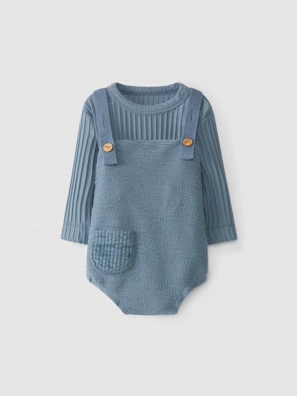 Textured fleece shortie + t-shirt kit