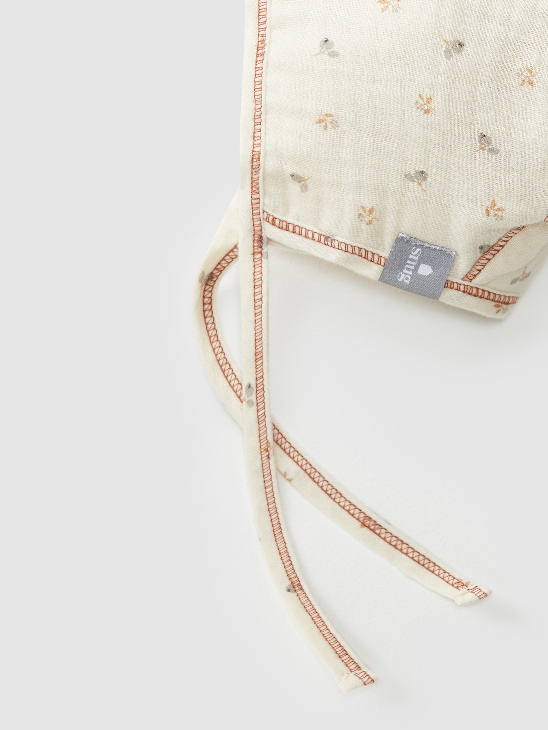 Kit touca e gola/babete musselina