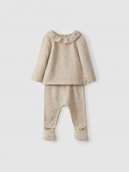 Cashmere/merino sweater and pants kit