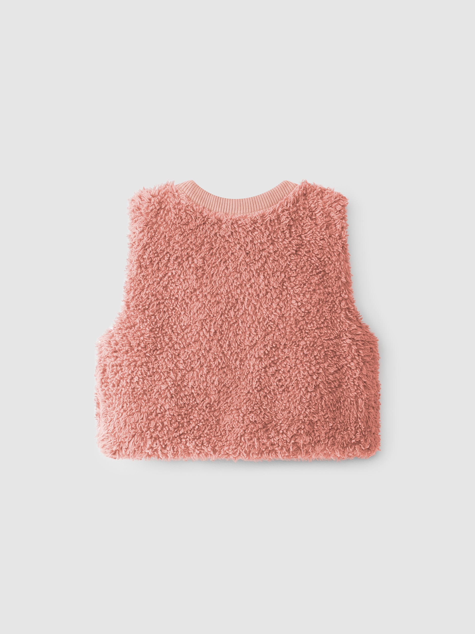 Organic cotton fur vest