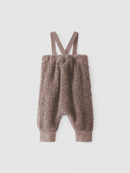 Dungarees in organic cotton fur Dungarees in organic cotton fur