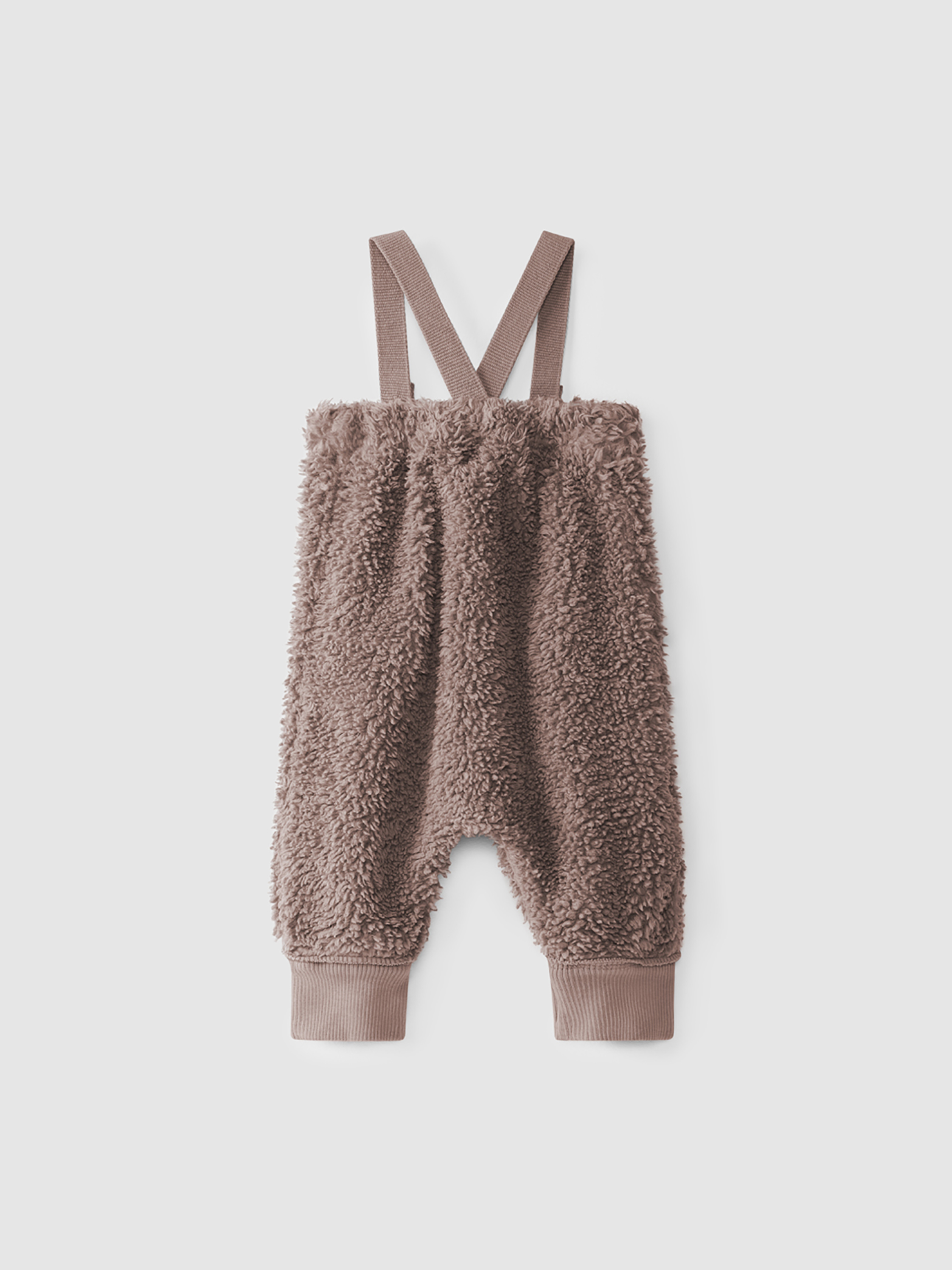 Dungarees in organic cotton fur