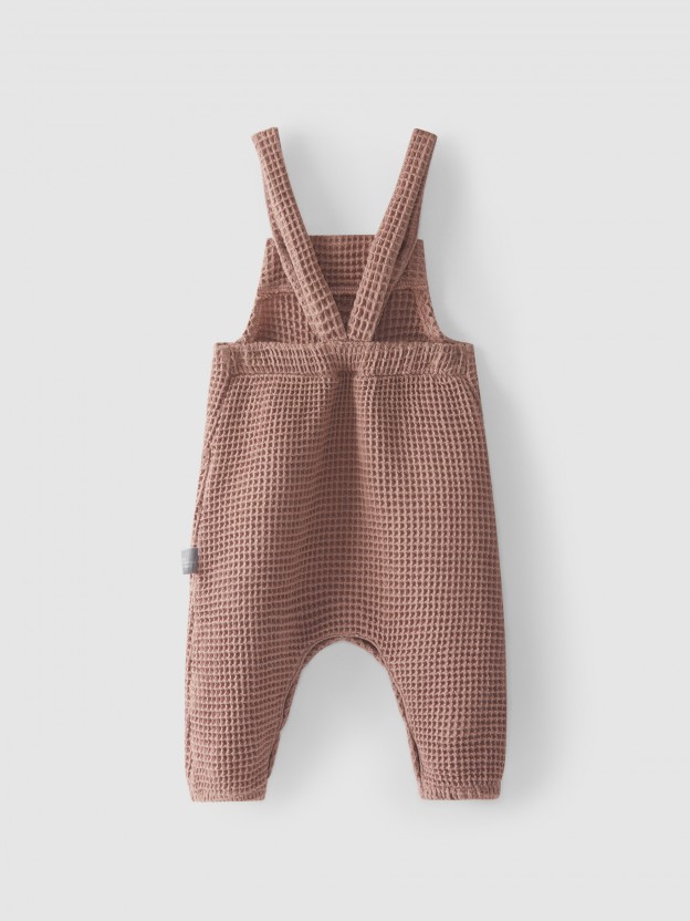 Dungarees waffle weave