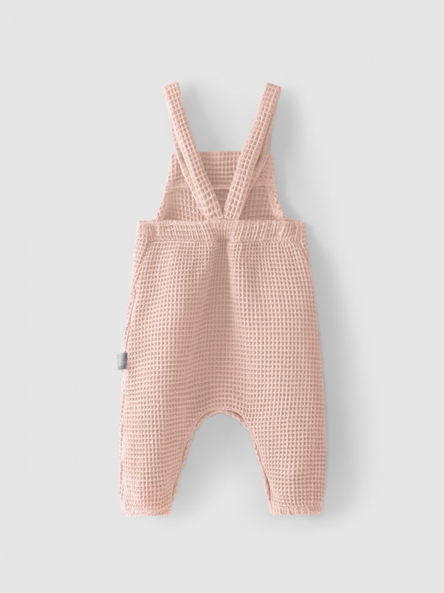 Dungarees waffle weave