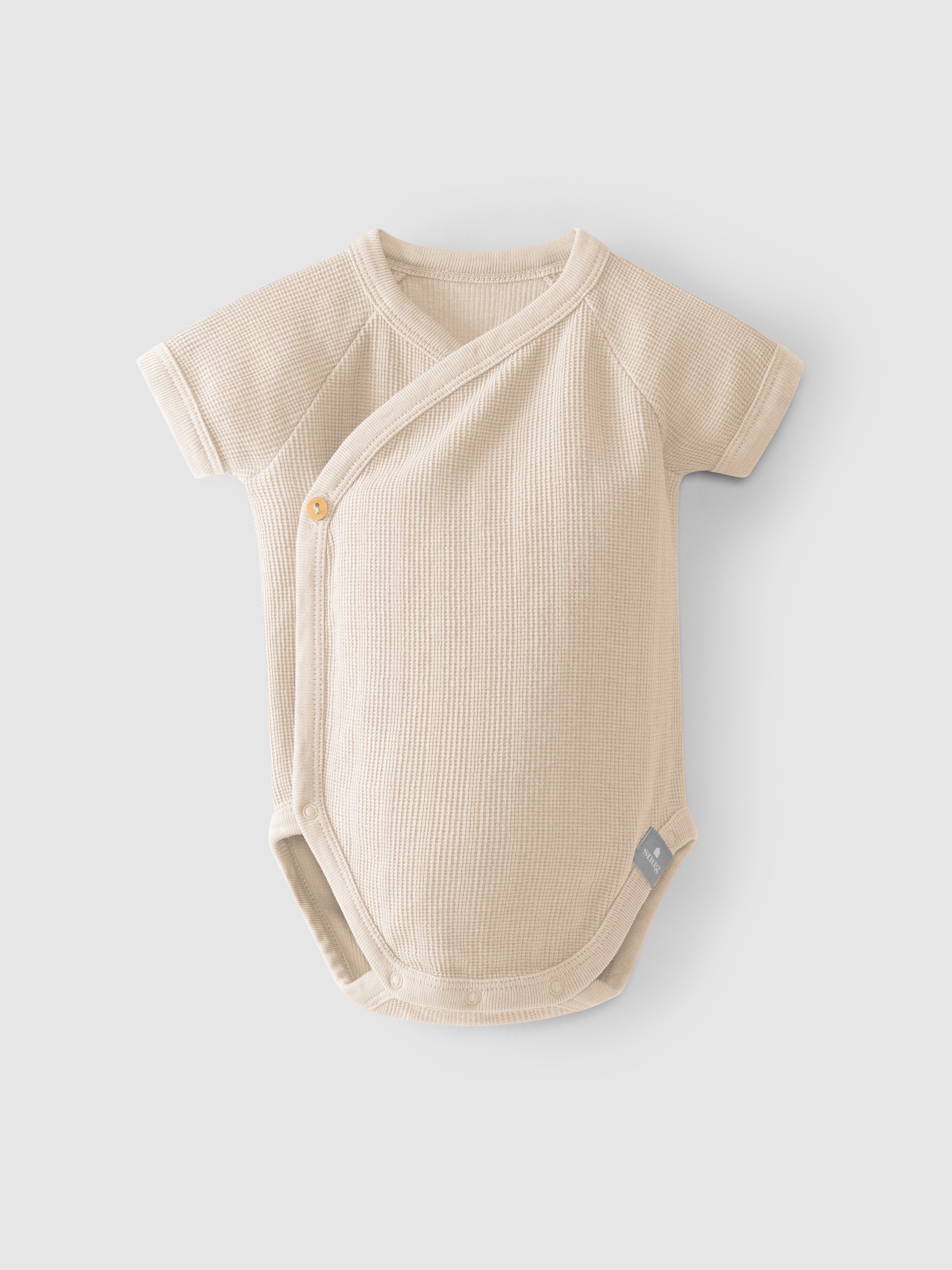 Bodysuit crossover textured jersey