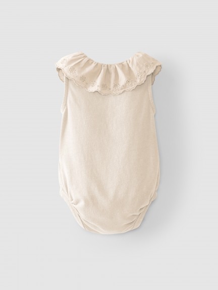 Body gola bordada Body gola bordada