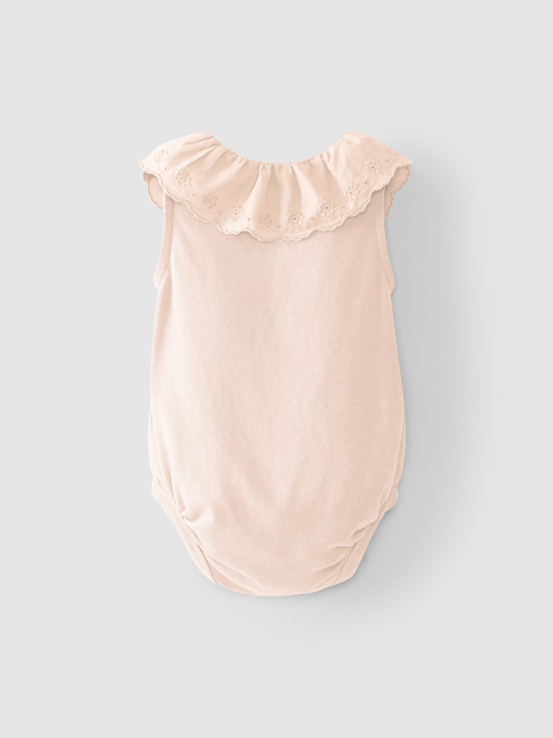 Bodysuit embroidery collar