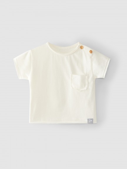 T-shirt com bolso