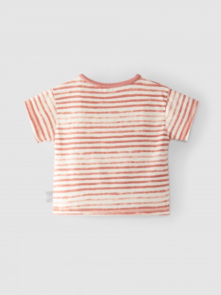 Camiseta rayas con bolsillo Camiseta rayas con bolsillo