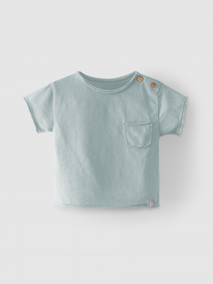Plain T-shirt with pocket