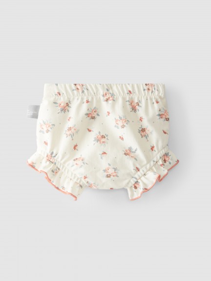 Tapa fraldas algodão orgânico flores Tapa fraldas algodão orgânico flores
