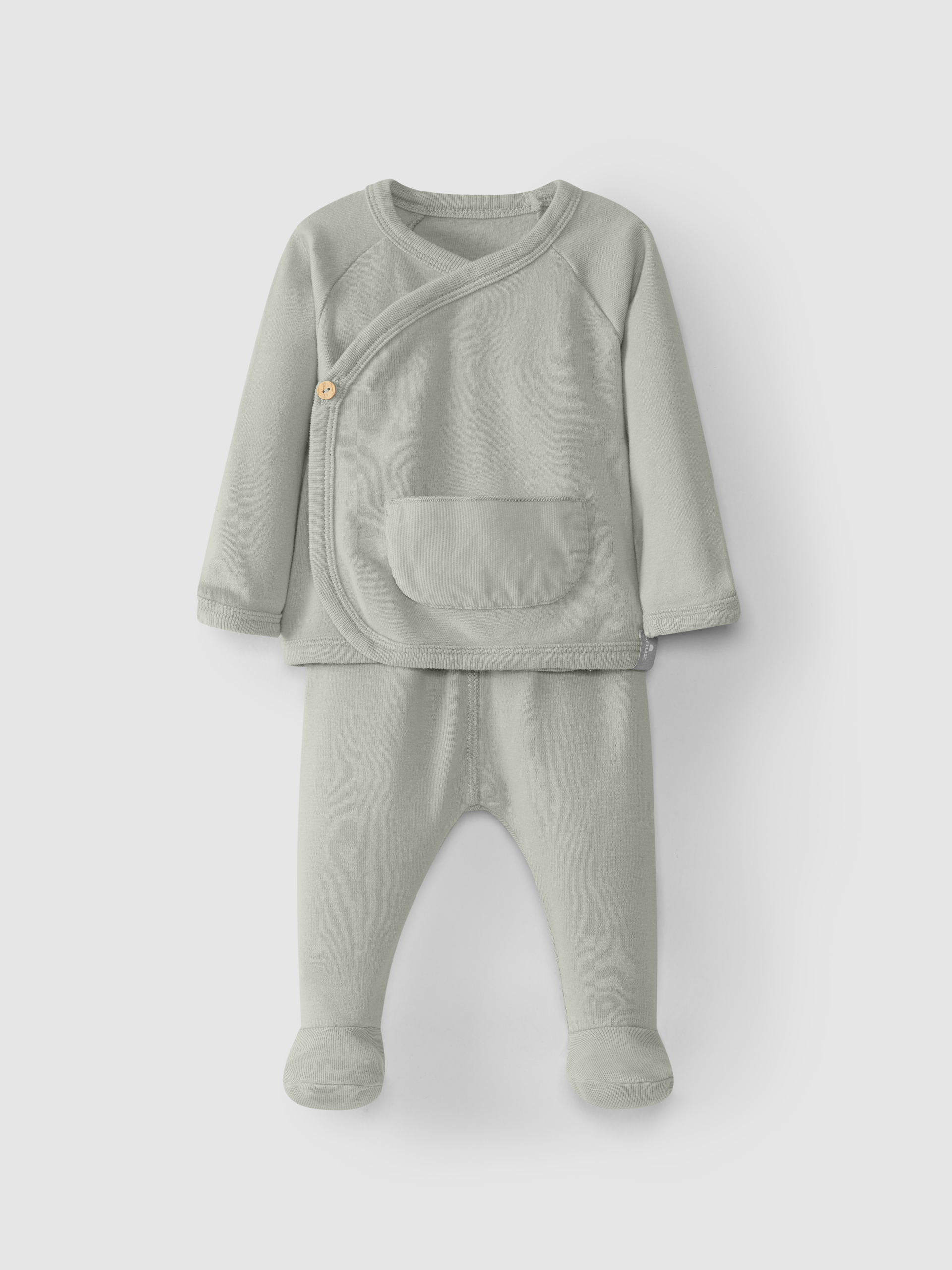 Kit de camisola trespasse e calças