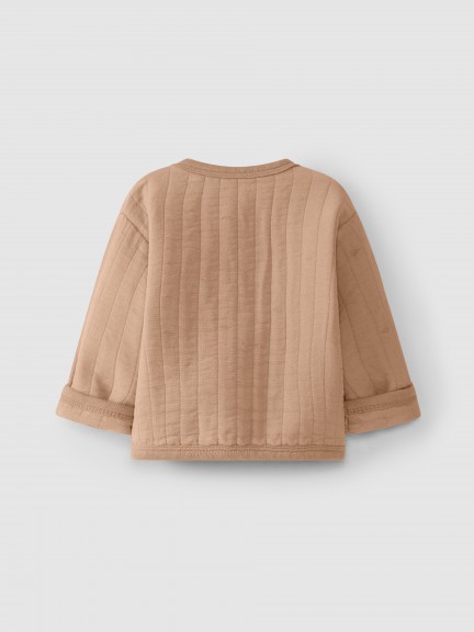 Casaco em gaze dupla Casaco em gaze dupla