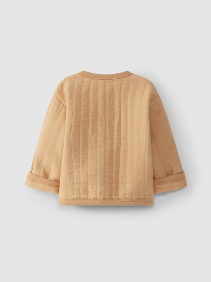 Casaco em gaze dupla Casaco em gaze dupla