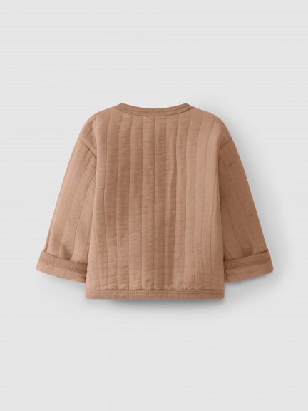 Casaco em gaze dupla Casaco em gaze dupla