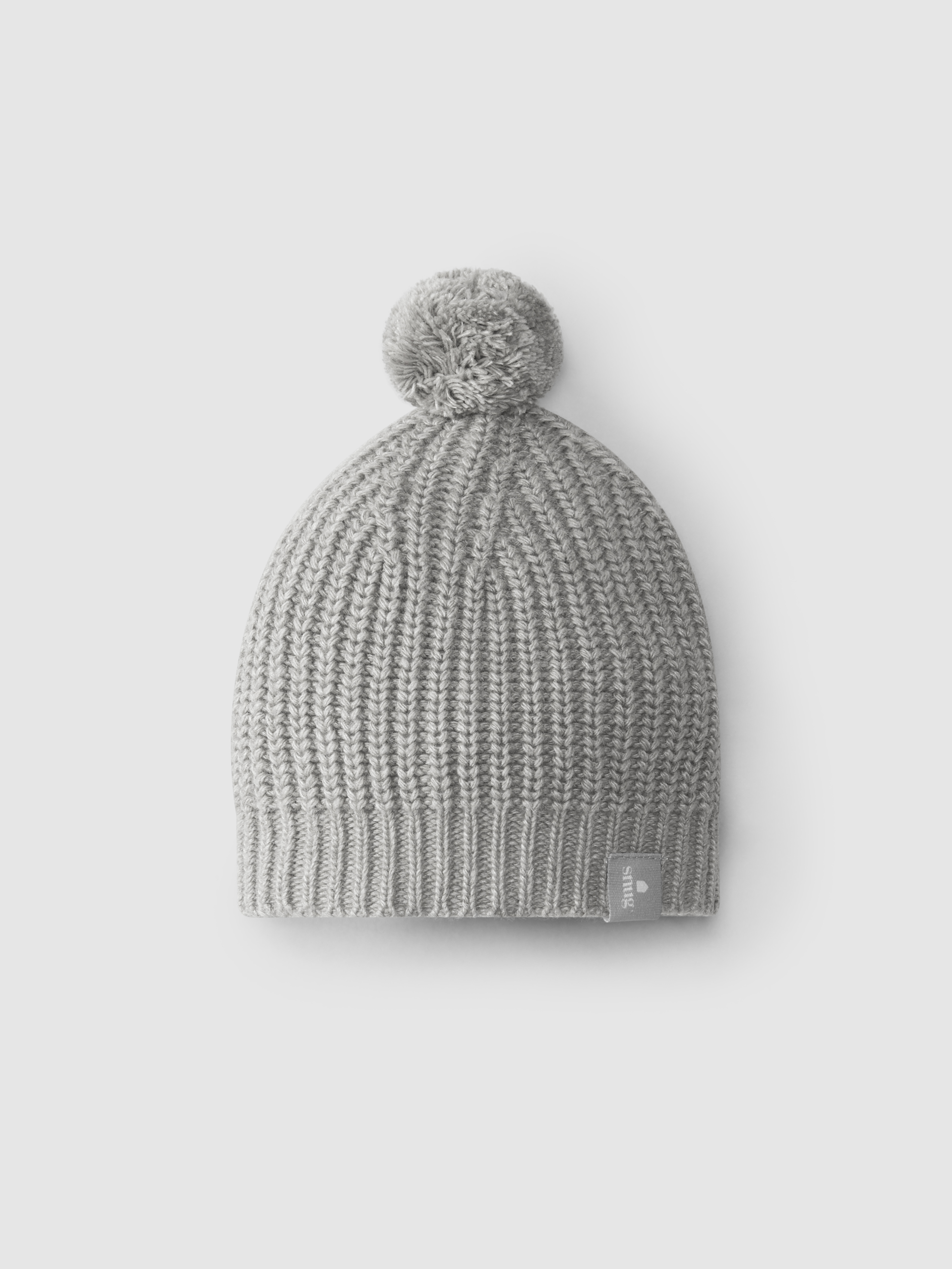 Gorro tricotado com pom-pom
