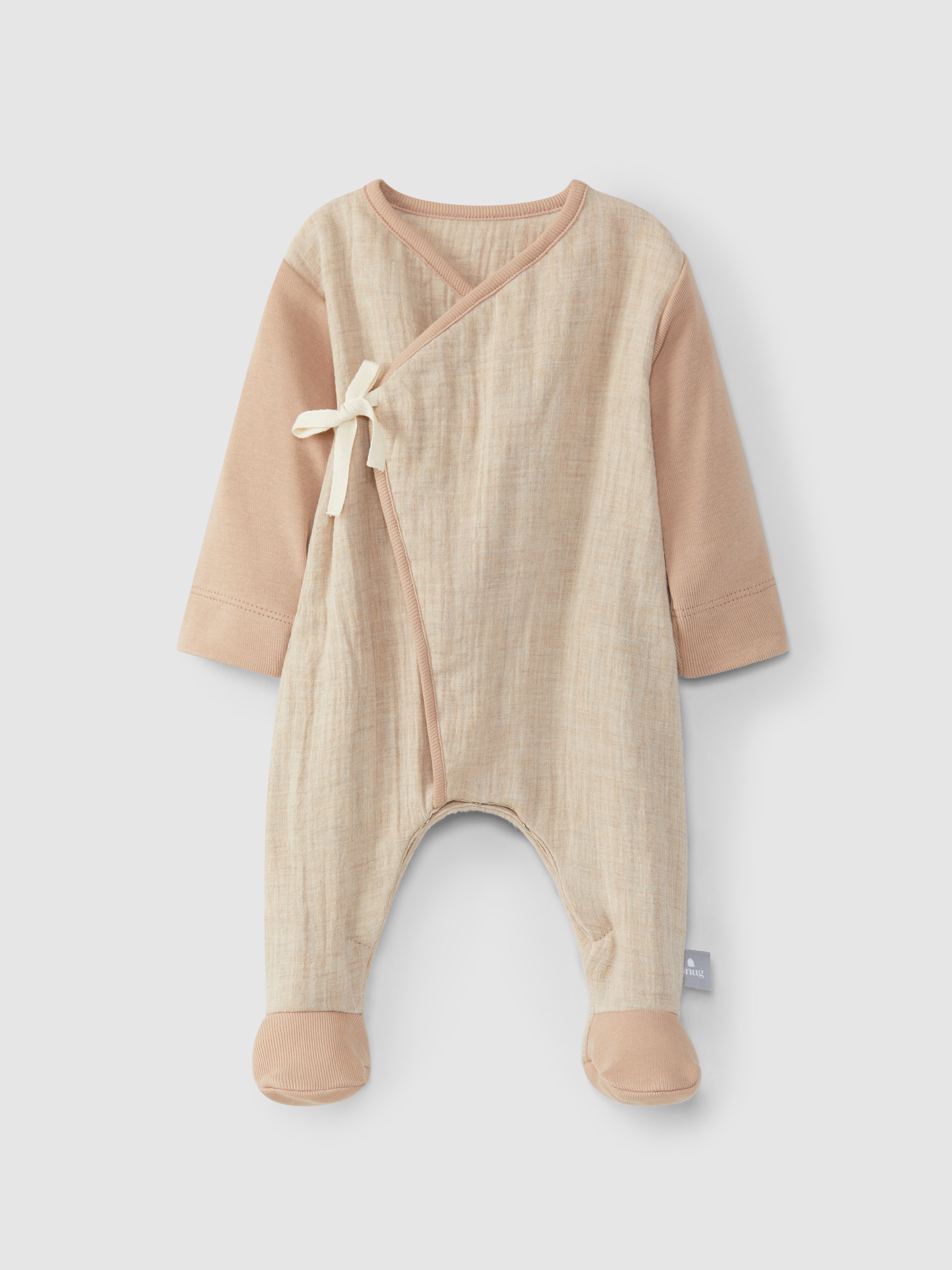 Babygrow em musseline algodão orgânico