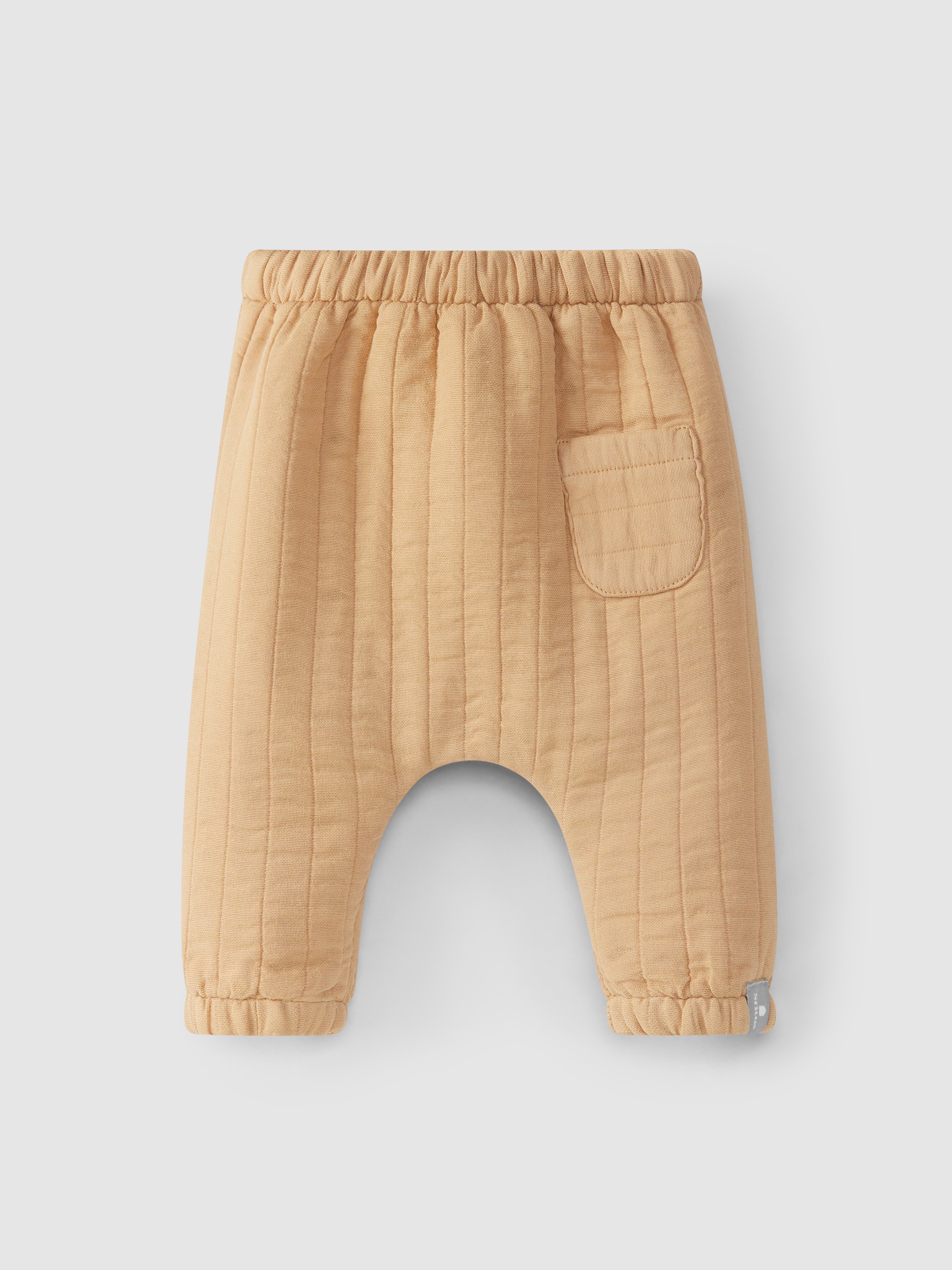 Calças pull-up com bolso