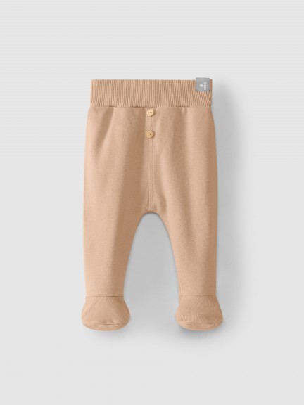 Plain pants with feet