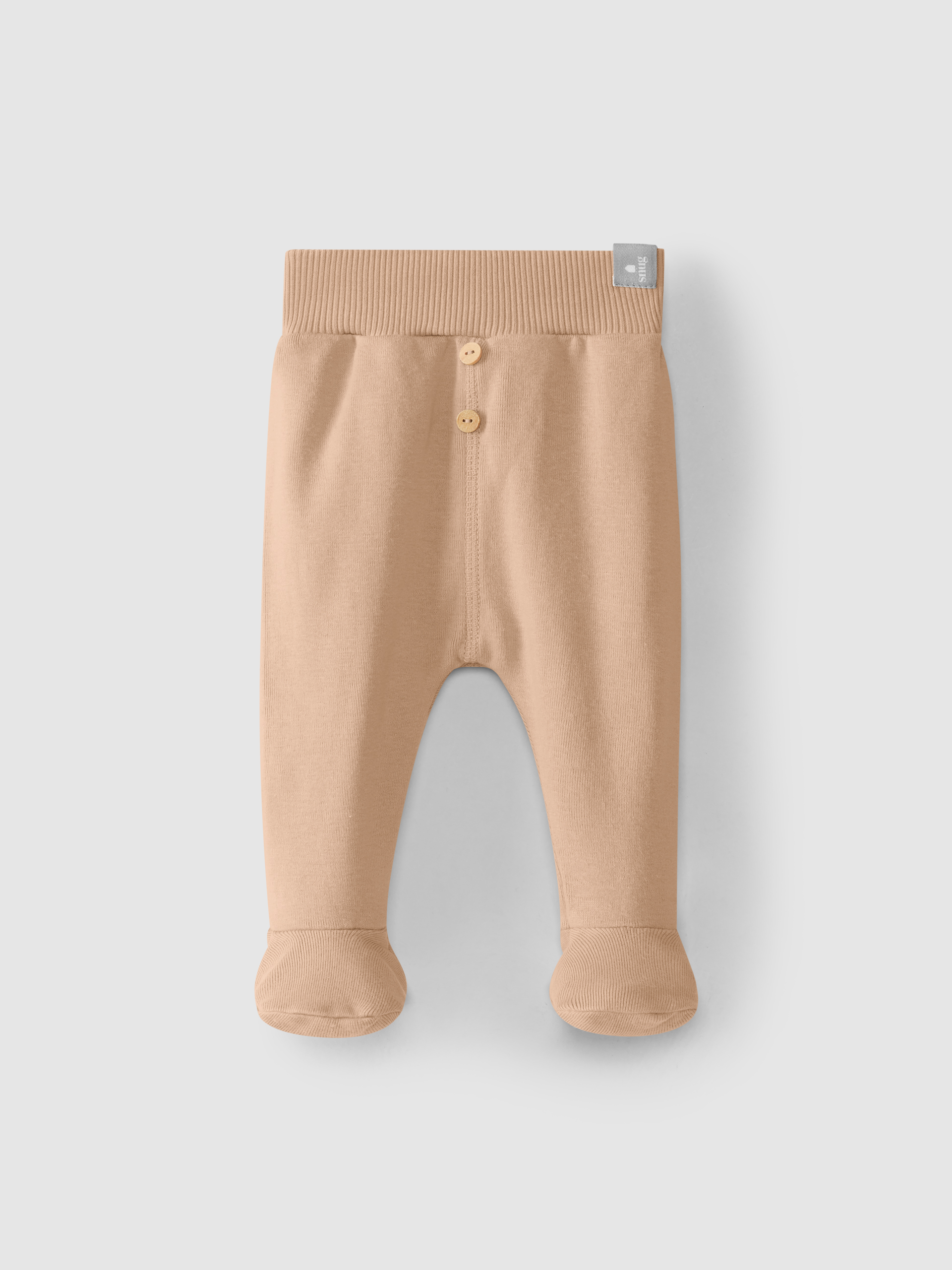 Pantalón liso con pie