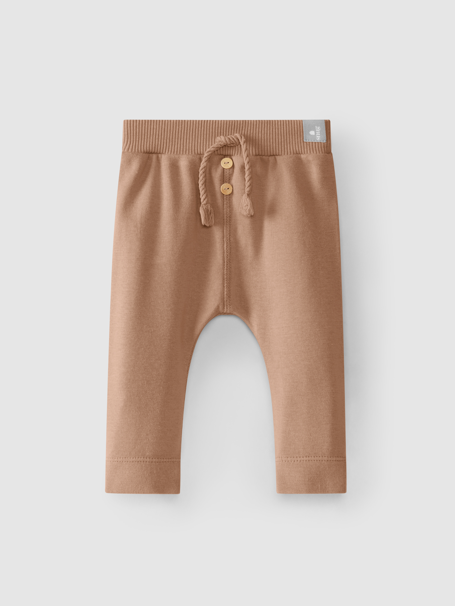 Carded jersey leggings